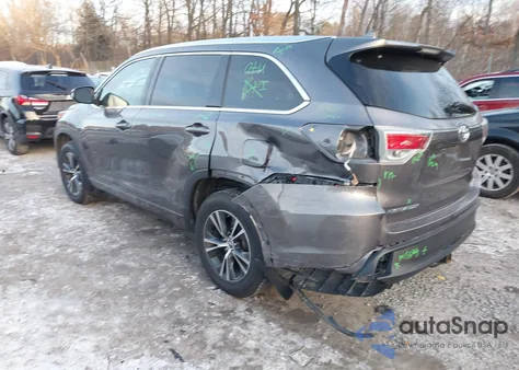 2016 Toyota Highlander Xle V6 from USA, damaged, VIN 5TDJKRFH6GS250530